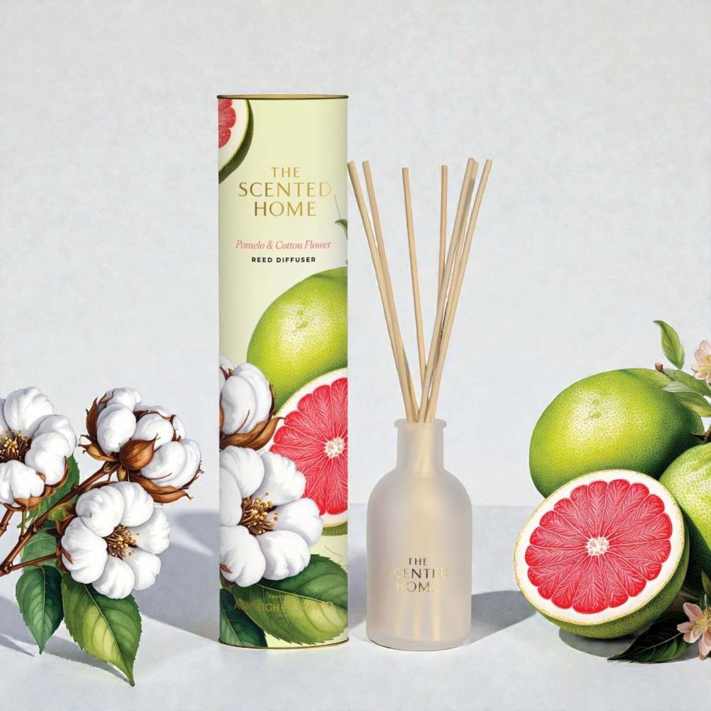 Ashleigh & Burwood Pomelo & Cotton Flower Reed Diffuser Extra Image 1